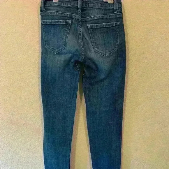 Kancan dark wash stretch low rise skinny Jean sz 24, Estilo casual everyday - Picture 3 of 7